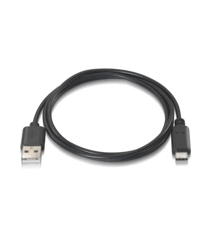 Aisens Cable USB 2.0 3A USB-C/M-A/M negro 1.0m