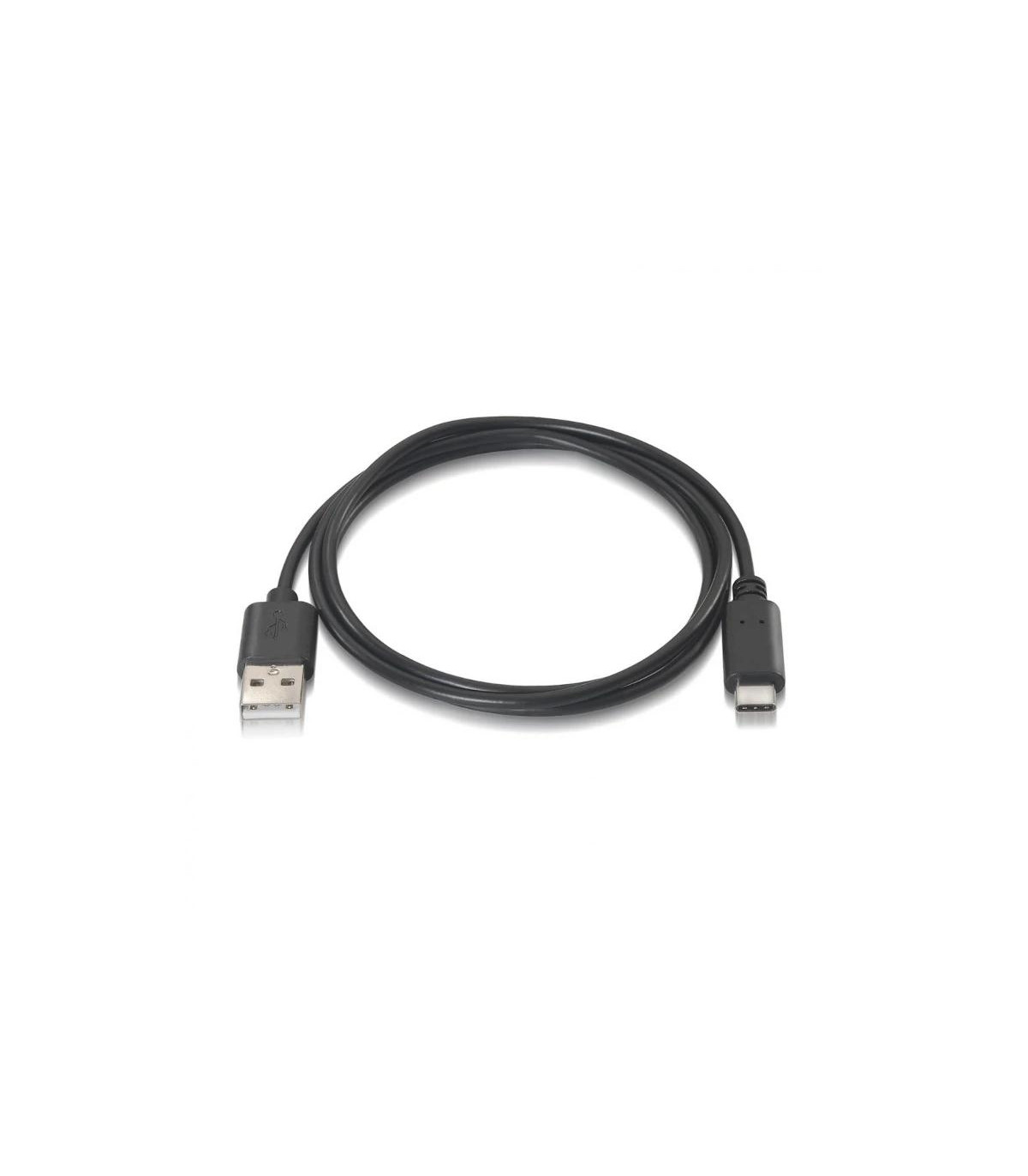 Aisens Cable USB 2.0 3A USB-C/M-A/M negro 1.0m