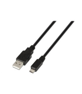 Aisens Cable USB 2.0 tipo A/M-Micro B/M negro 1.8m