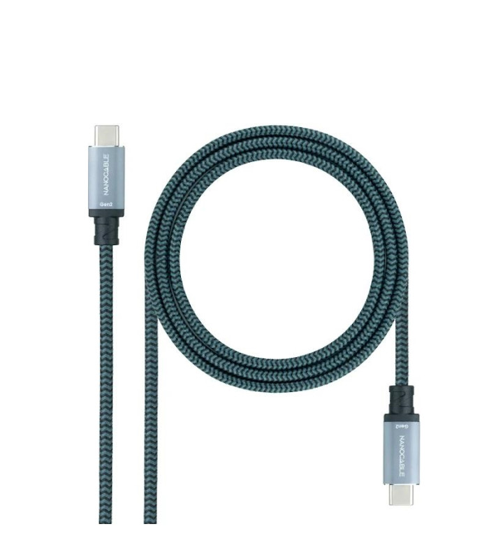 Nanocable Cable USB 3.1GEN2 5A USB-C/M-USB-C/M 2 M