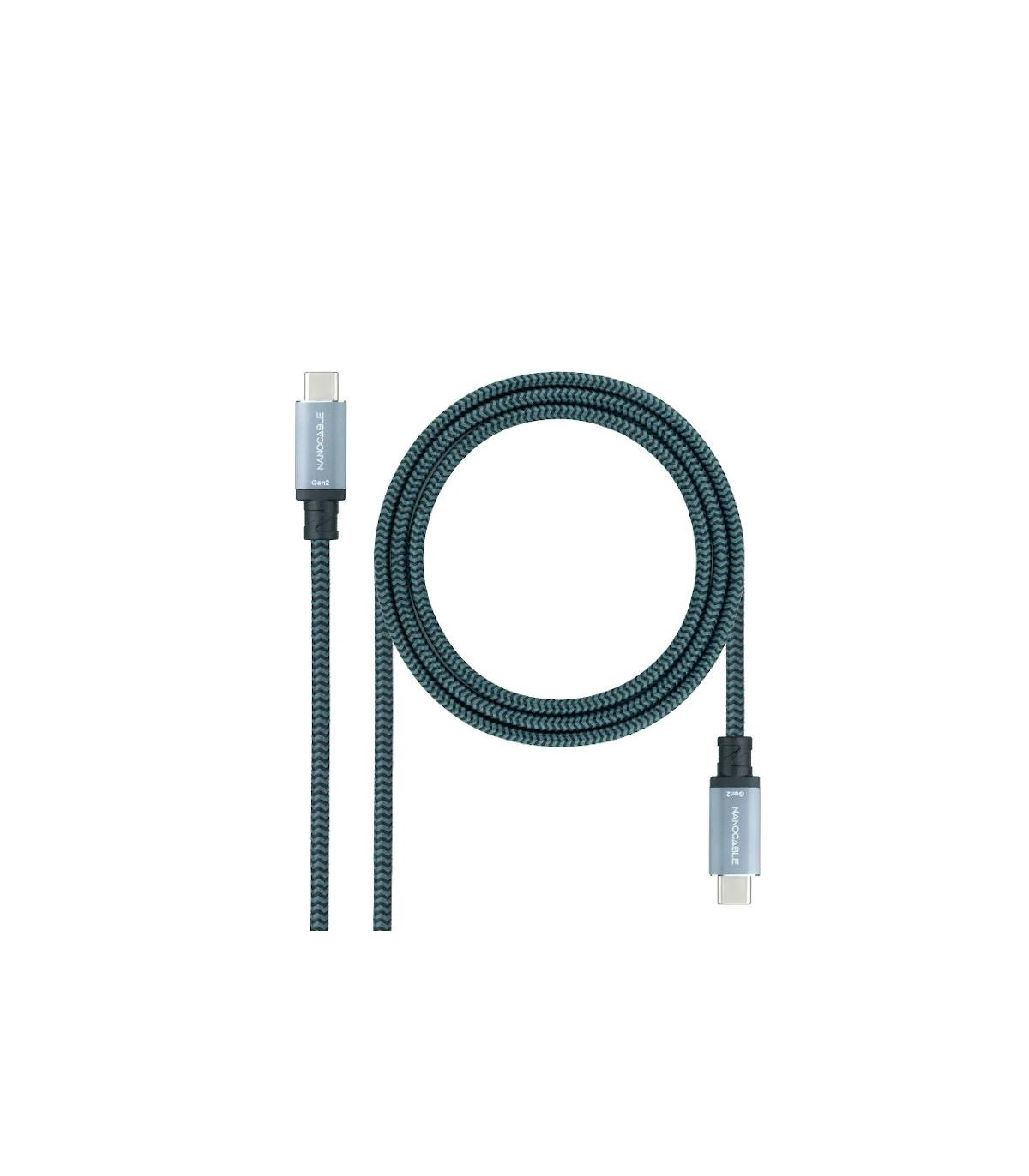 Nanocable Cable USB 3.1GEN2 5A USB-C/M-USB-C/M 2 M