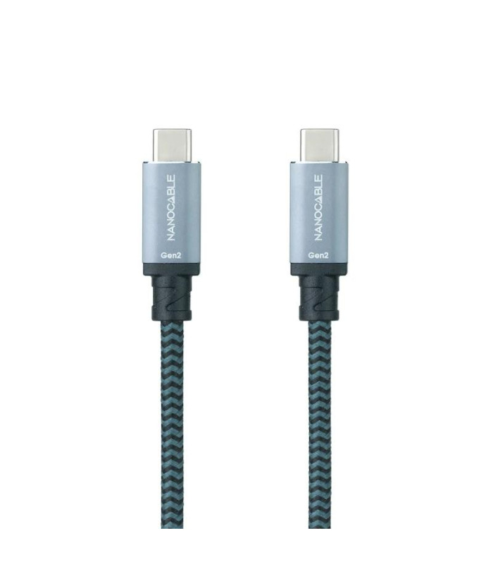 Nanocable Cable USB 3.1GEN2 5A USB-C/M-USB-C/M 2 M