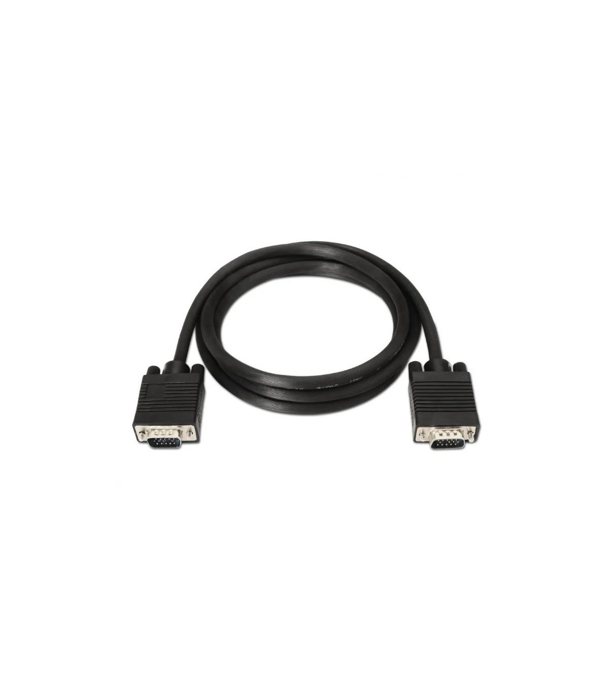 Aisens Cable SVGA HDB15/M-HDB 15/M negro 1.8m