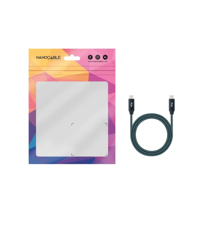 Nanocable Cable USB 3.2 Gen2x2 100W 4K USB-C 2m
