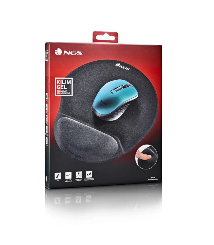 NGS Alfombrilla Ergonomica Gel con soporte