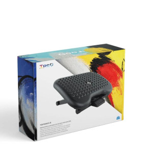 Tooq Reposapiés ajustable confort Negro