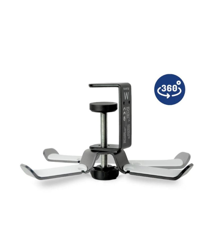 EWENT Soporte Auriculares ajustable escritorio