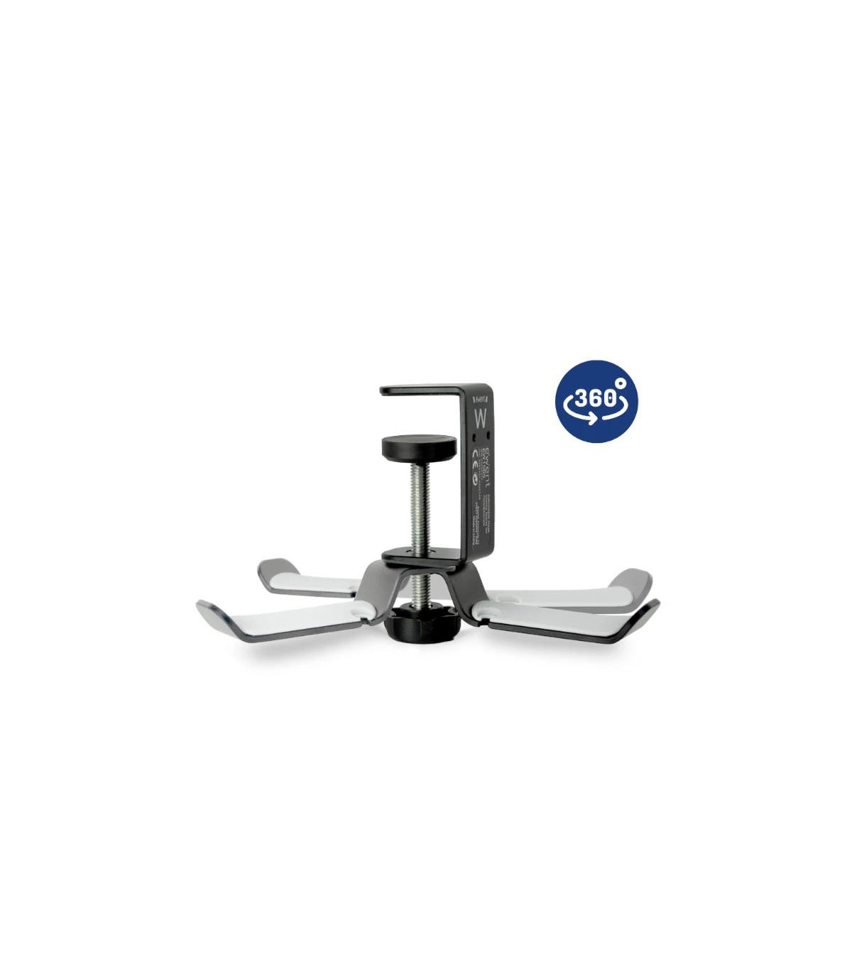 EWENT Soporte Auriculares ajustable escritorio