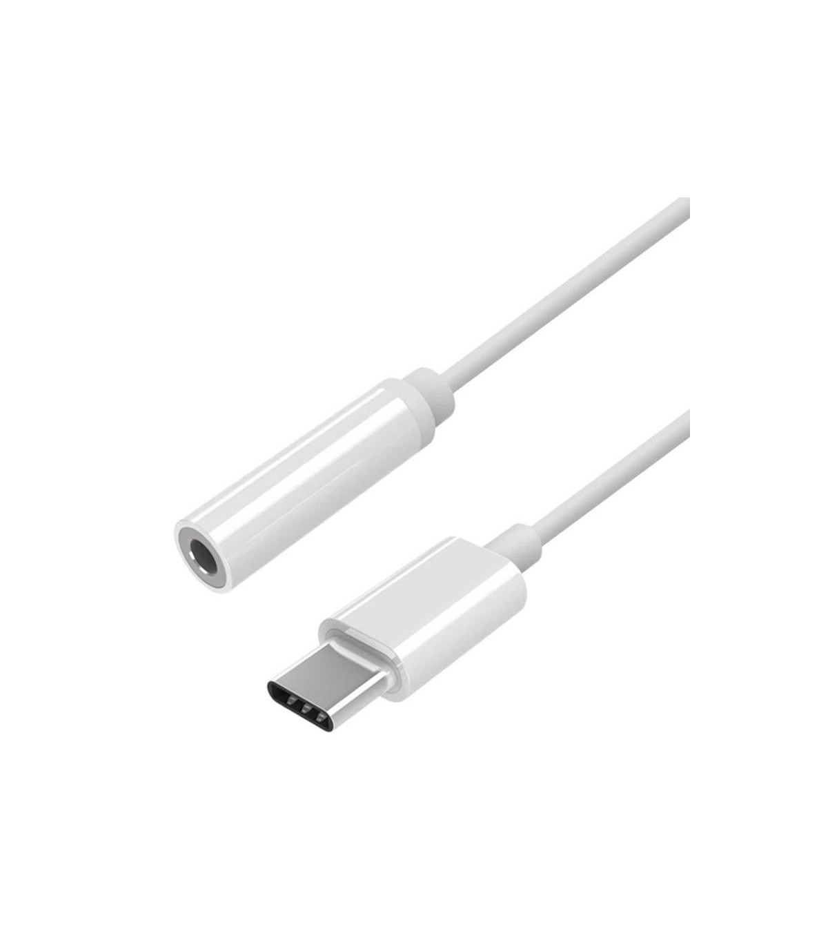 Aisens Conversor USB C-M Jack 3.5-H Blanco 15Cm