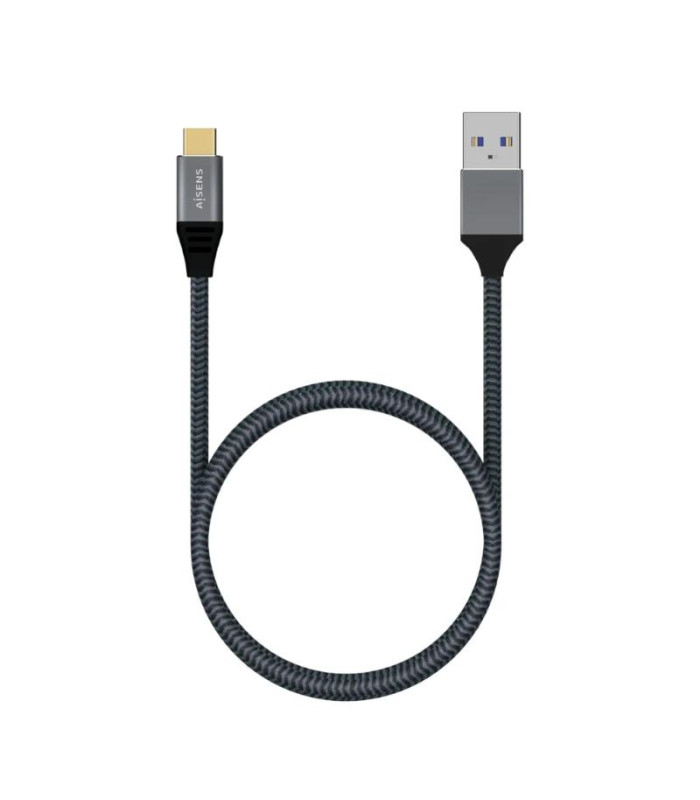 Aisens Cable USB 3.1 Gen2 Alu 3A CM-AM Gris 2.0M
