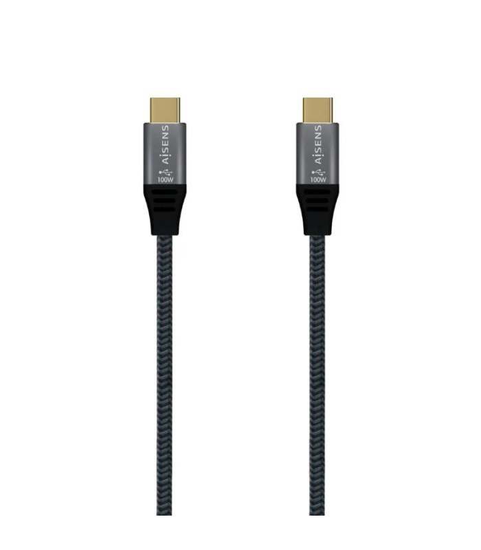 Aisens Cable USB3.2 Gen2X2 5A E-Mark CM-CM Gris 2M