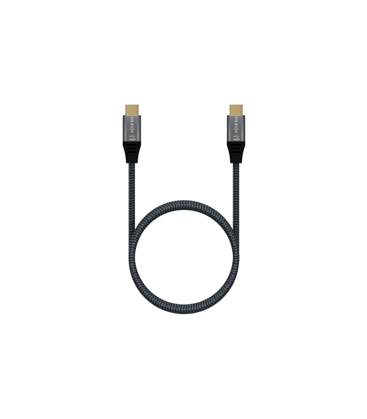 Aisens Cable USB3.2 Gen2X2 5A E-Mark CM-CM Gris 2M