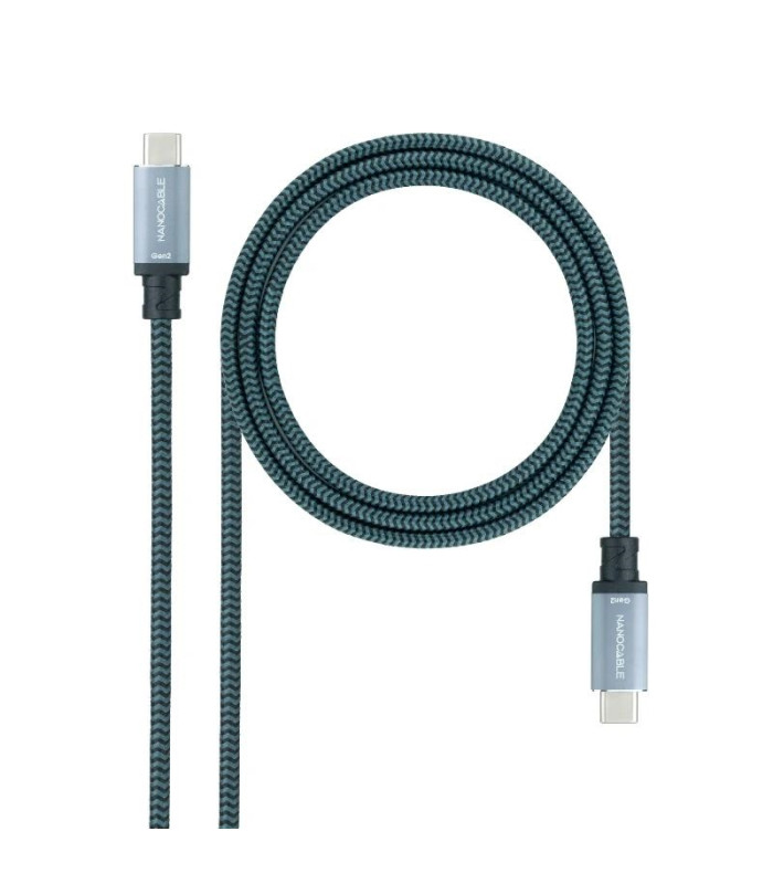 Nanocable Cable USB 3.1GEN2 5A USB-C-M-USB-C-M 3M