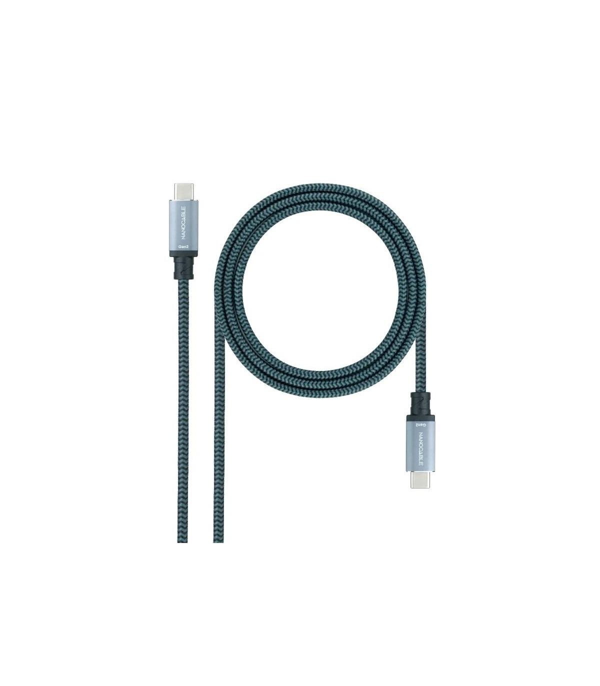 Nanocable Cable USB 3.1GEN2 5A USB-C-M-USB-C-M 3M