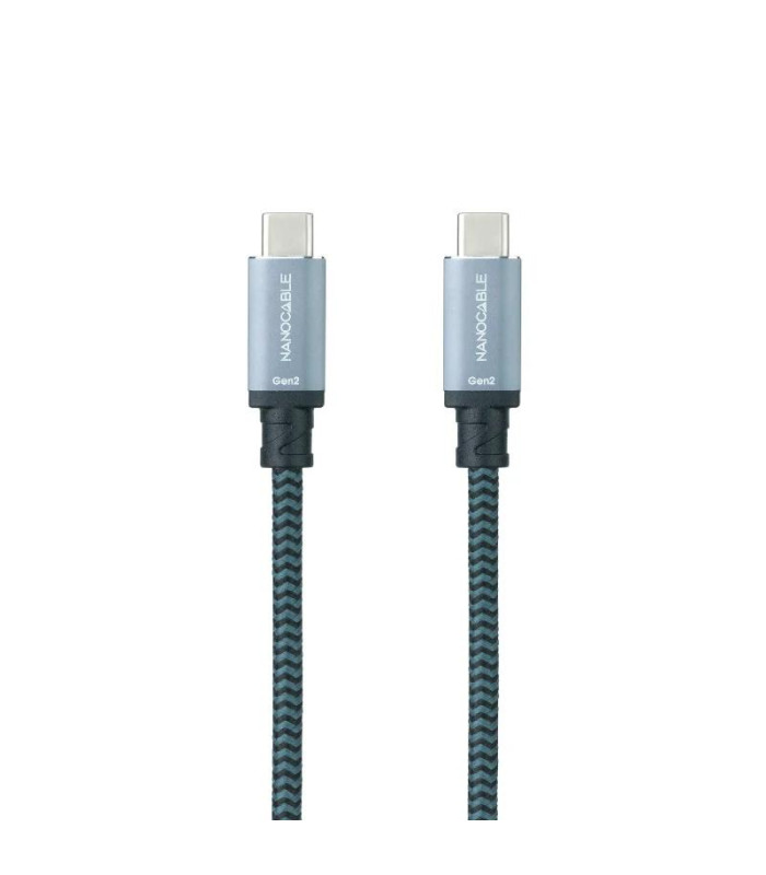 Nanocable Cable USB 3.1GEN2 5A USB-C-M-USB-C-M 3M
