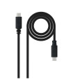 Nanocable Cable USB2.0 3A USB-C/M-USB-C/M 1.5 M