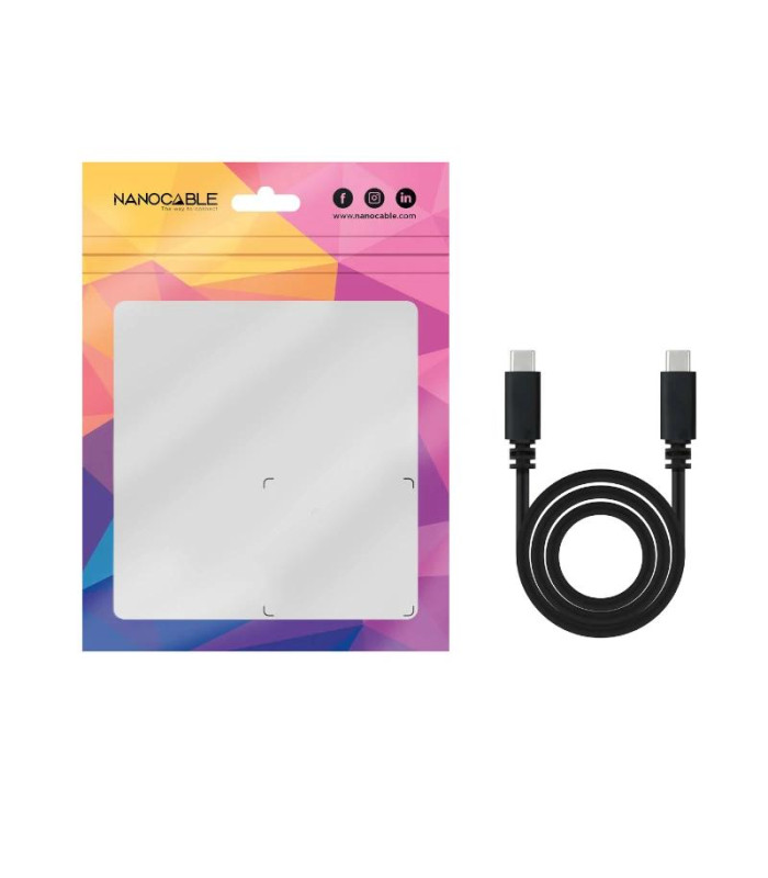 Nanocable Cable USB2.0 3A USB-C/M-USB-C/M 1.5 M