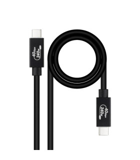 Nanocable Cable USB4 Gen3x2 40Gbps 240W USB-C 1.8M