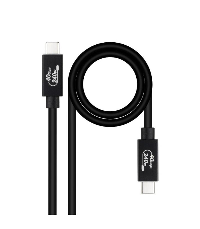 Nanocable Cable USB4 Gen3x2 40Gbps 240W USB-C 1.8M