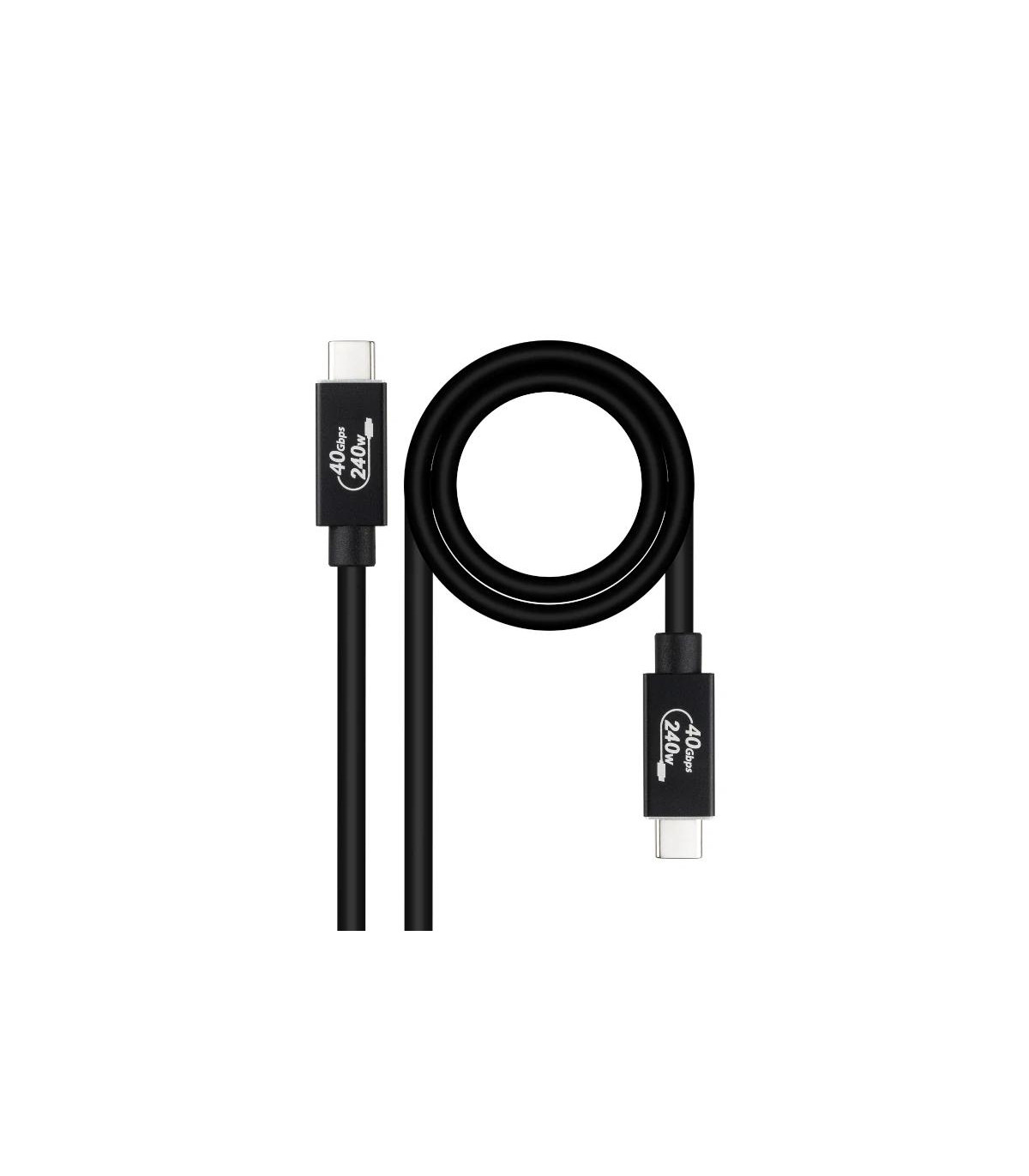 Nanocable Cable USB4 Gen3x2 40Gbps 240W USB-C 1.8M
