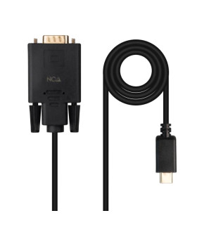 Nanocable Cable Conversor USB-C/M a VGA/M 1,8 M