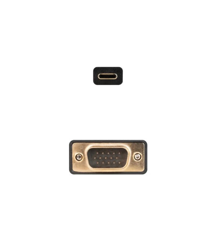 Nanocable Cable Conversor USB-C/M a VGA/M 1,8 M