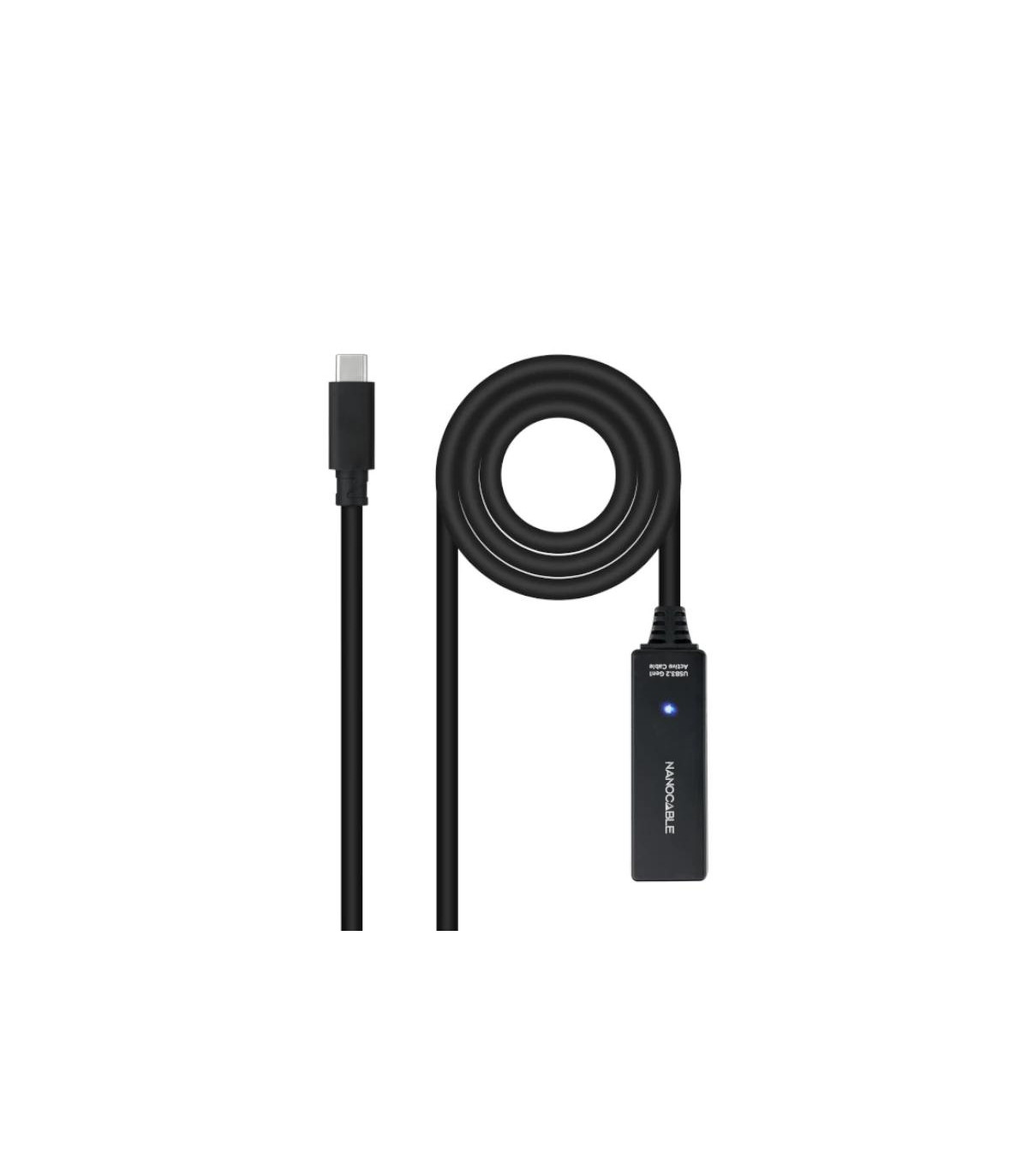 Nanocable Cable USB 3.2 amplif. C/M-C/H 5m