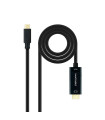 Nanocable Conversor USB-C/HDMI Negro, 5 m