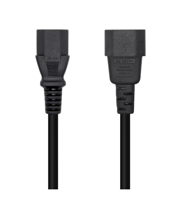 Aisens Cable alimentación C13/H-C14/M negro 1.5m