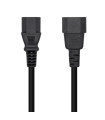 Aisens Cable alimentación C13/H-C14/M negro 1.5m