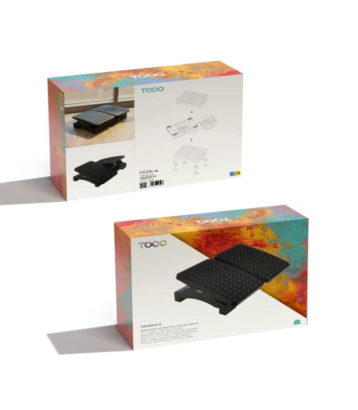 Tooq Reposapiés ajustable altura/inclinación confo