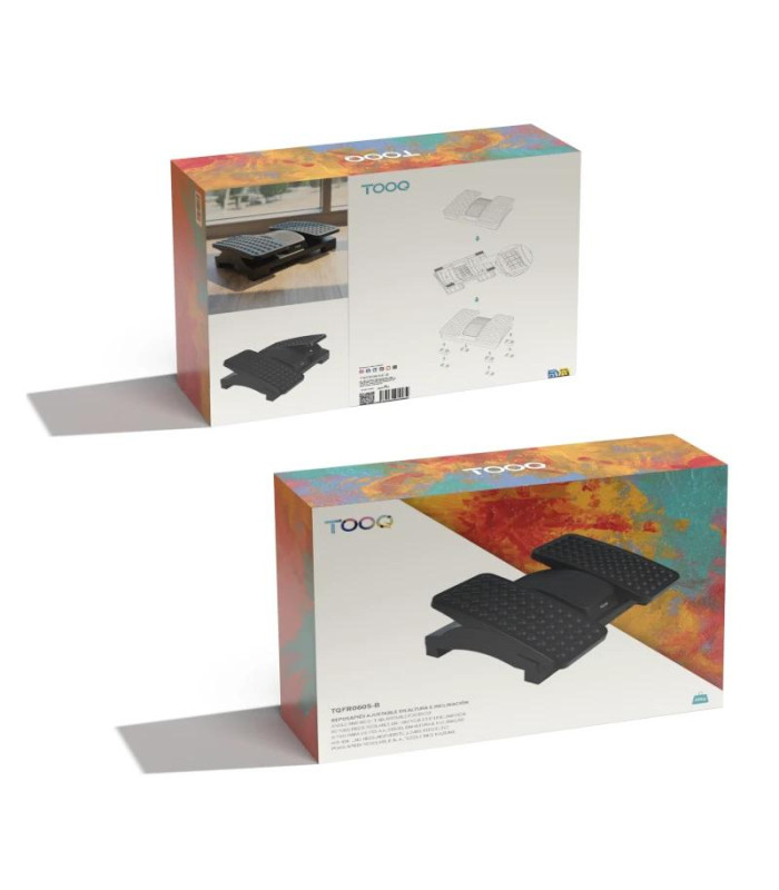 Tooq Reposapiés ajustable altura/inclinación confo