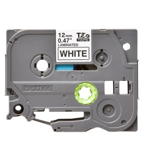 Brother Cinta Tze231 Texto Negro/Blanco 12mm