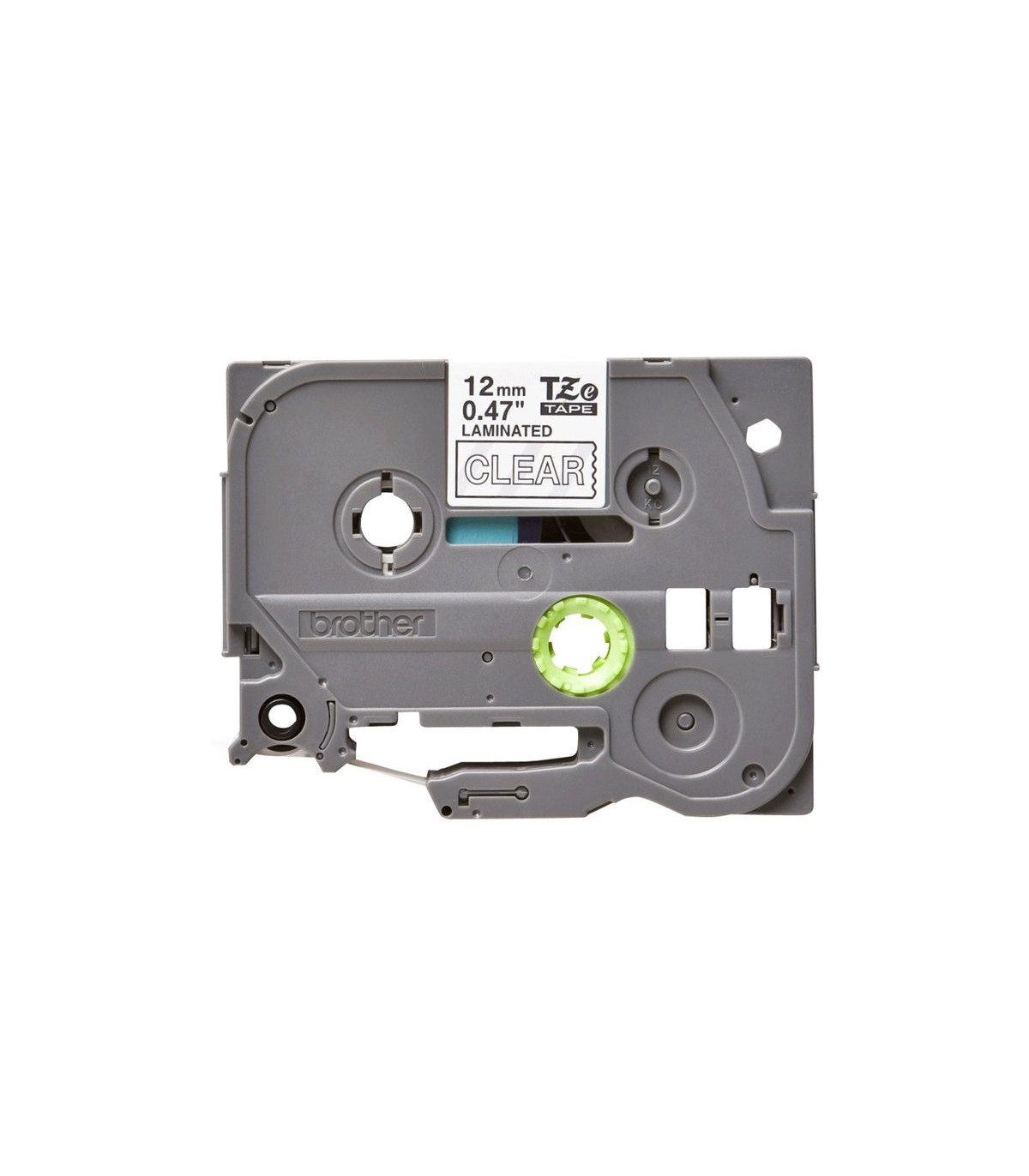 Brother Cinta Laminada Blanco/Transparente 12 mm