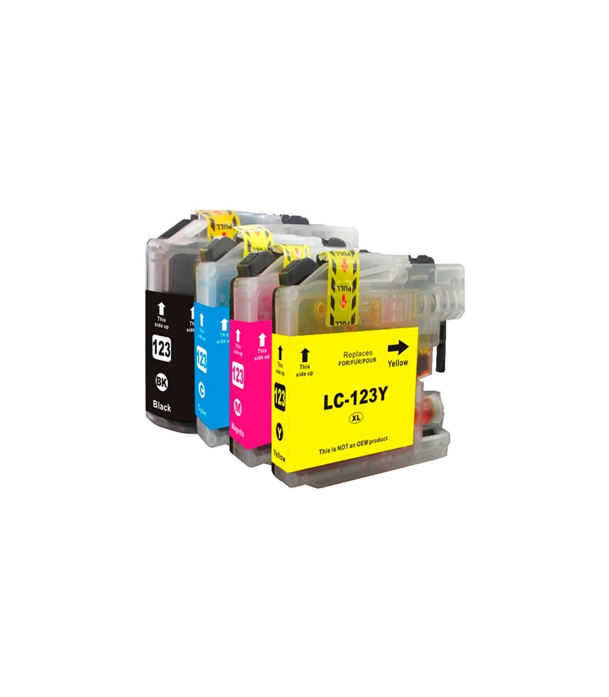 INKOEM Cartucho Compatible Brother LC123XL Cyan