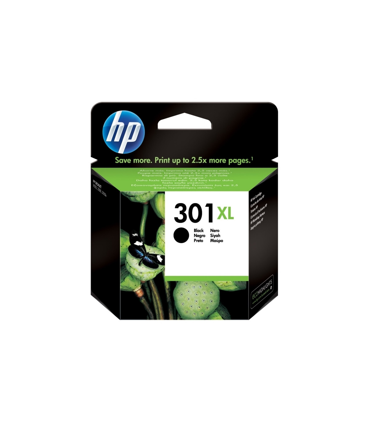 HP Cartucho 301XL Negro