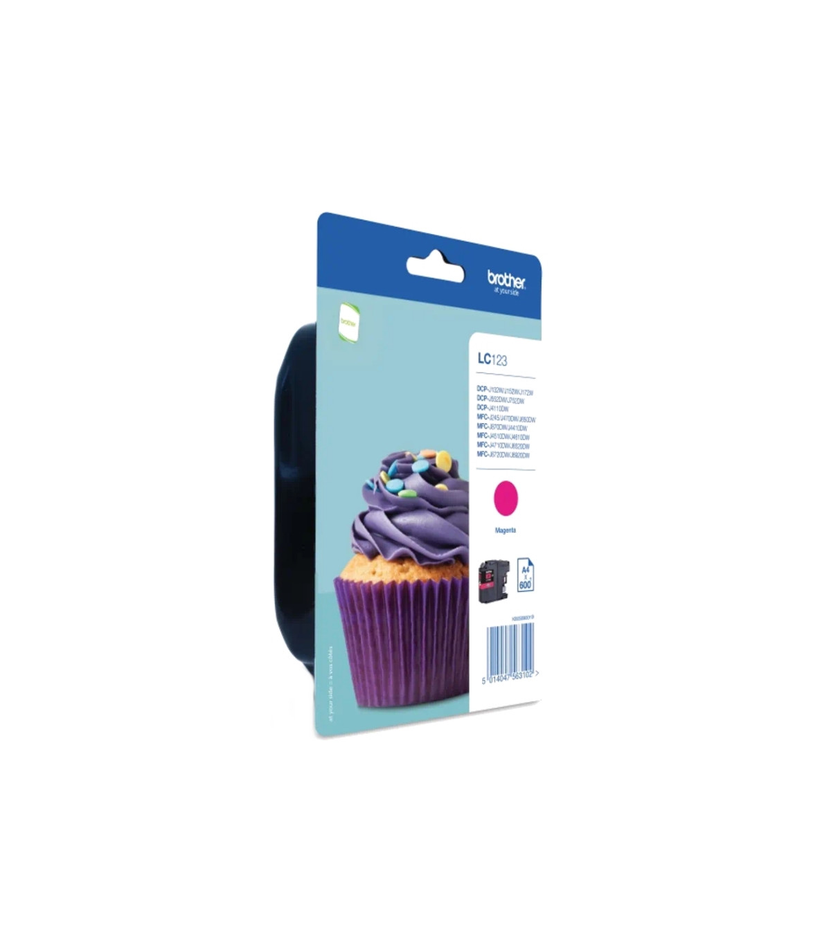 Brother Cartucho LC123MBP Magenta Blister