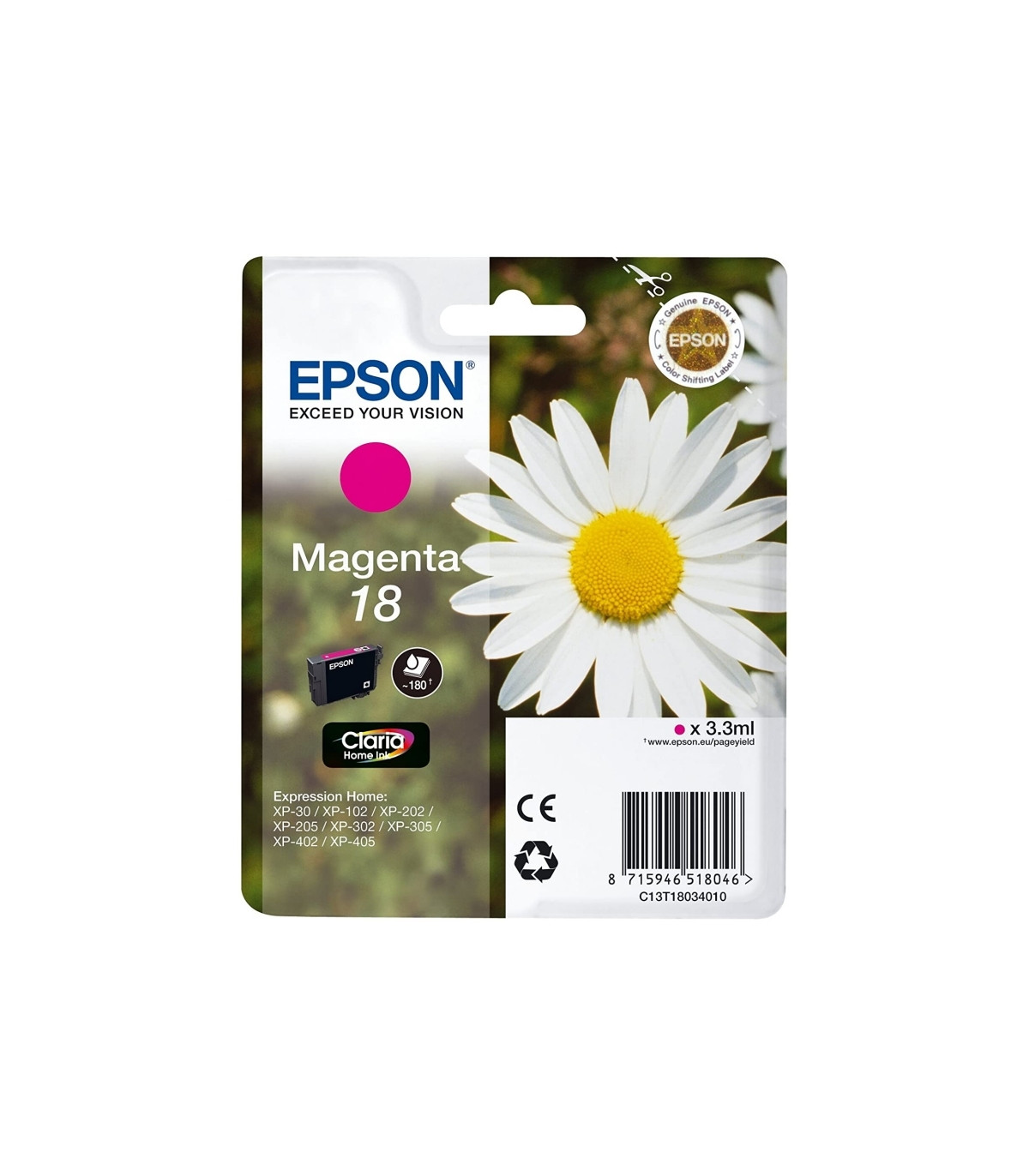 Epson Cartucho T1803 Magenta