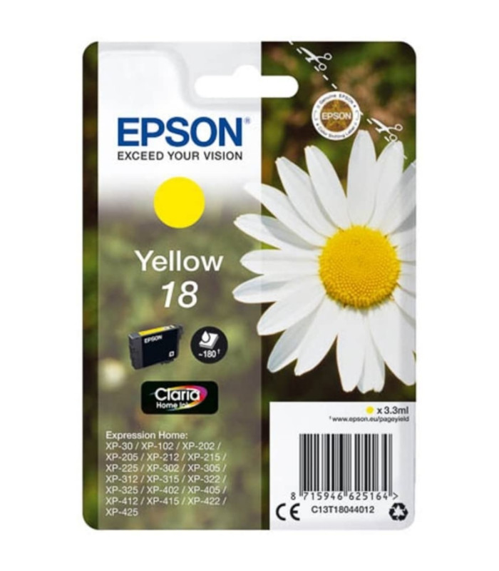 Epson Cartucho T1804 Amarillo