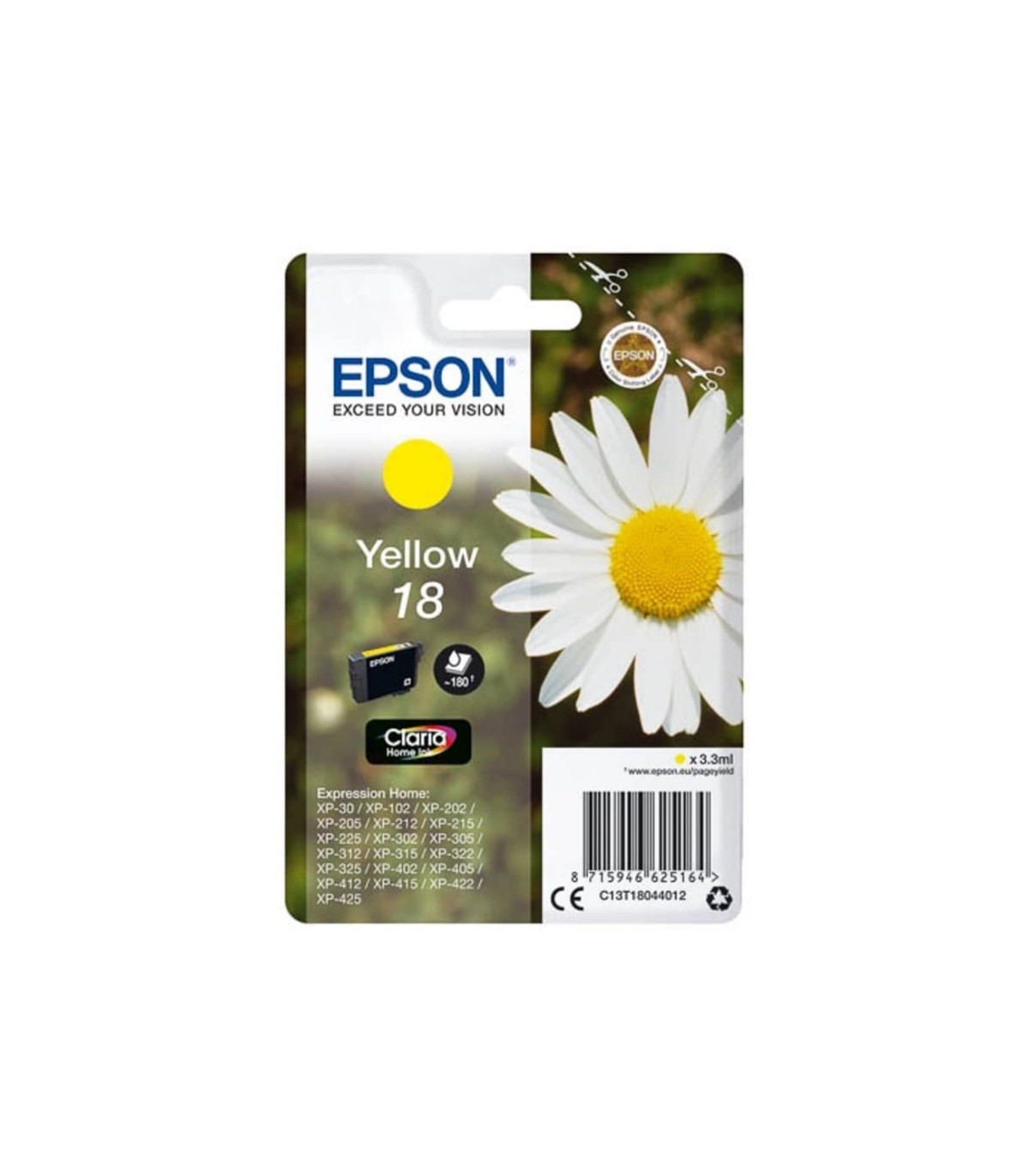 Epson Cartucho T1804 Amarillo