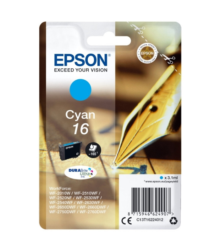 Epson Cartucho T1622 Cyan
