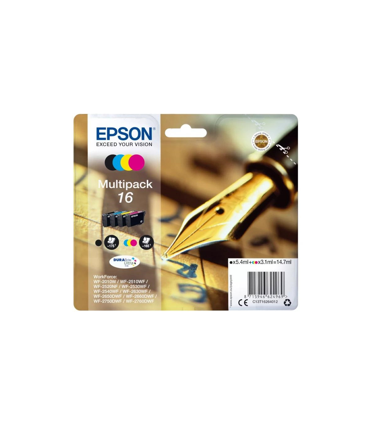 Epson Cartucho Multipack T16
