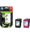HP Cartucho Multipack 301 Negro+Color