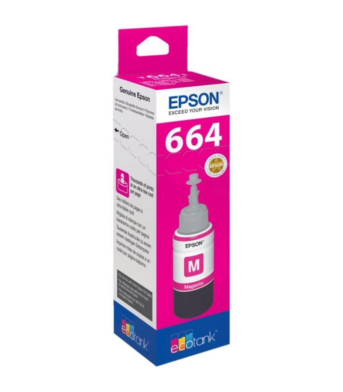 Epson Botella Tinta Ecotank T6641 Magenta