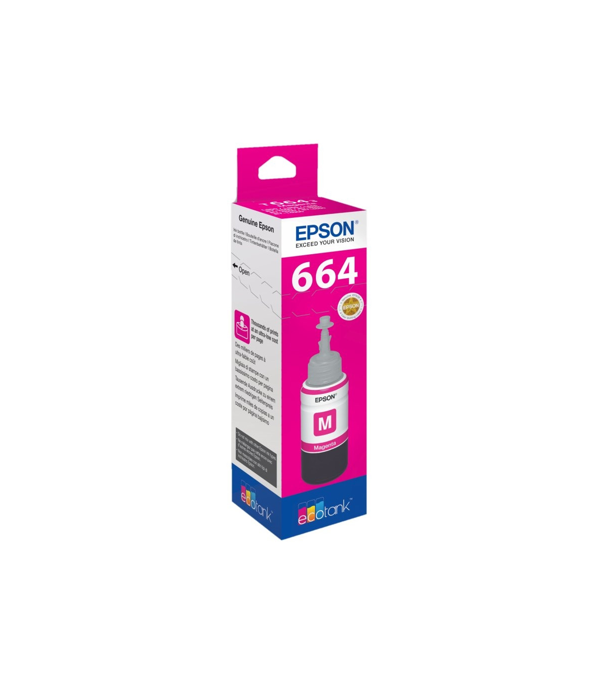 Epson Botella Tinta Ecotank T6641 Magenta
