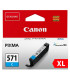 Canon Cartucho CLI-571CY XL Cian
