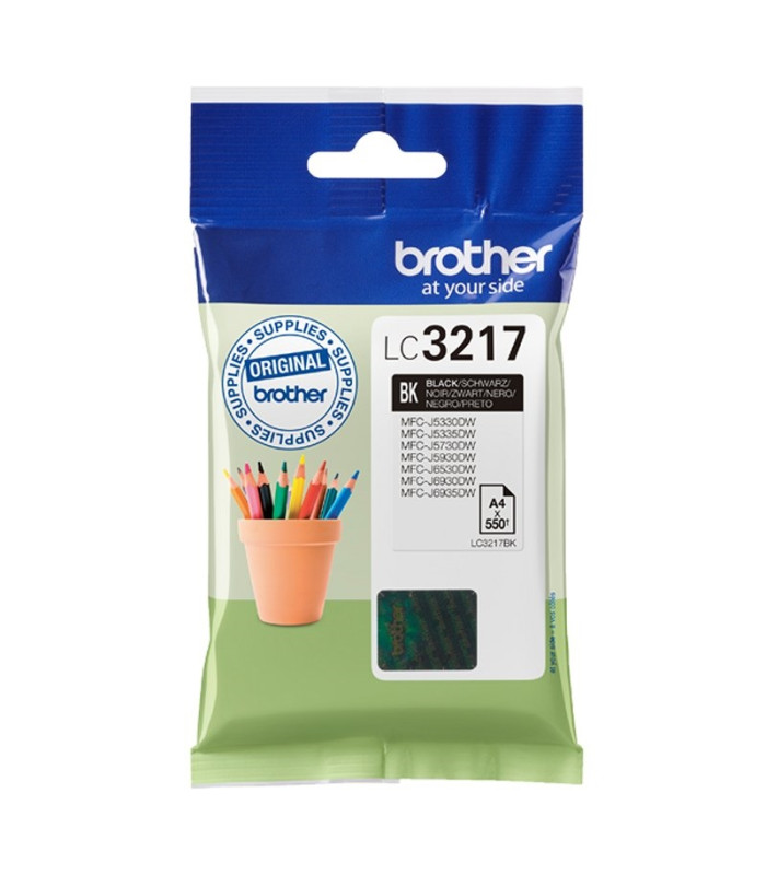 Brother Cartucho LC3217BK Negro