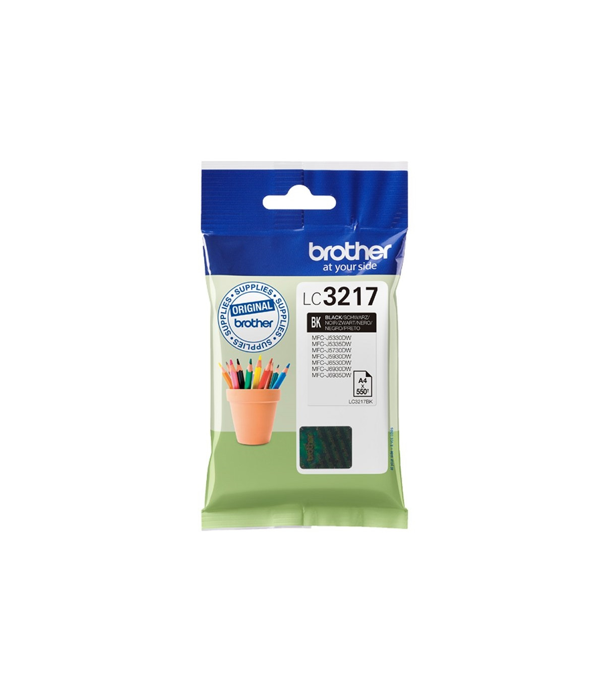 Brother Cartucho LC3217BK Negro