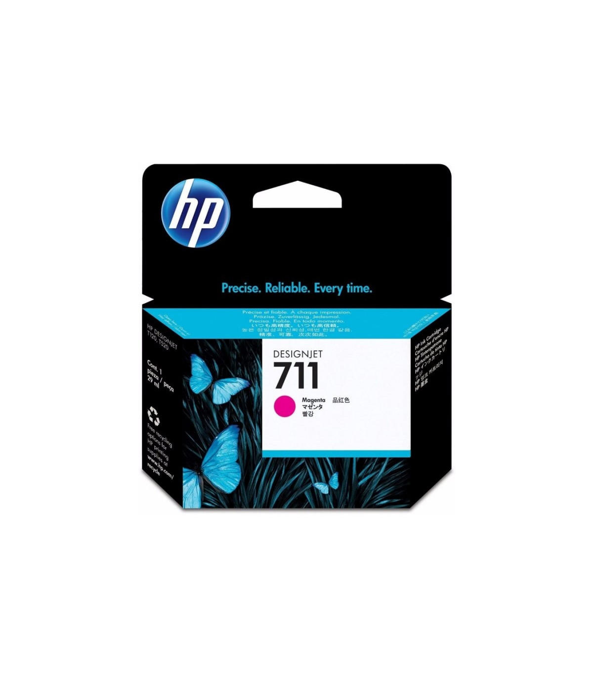 HP Cartucho 711 Magenta