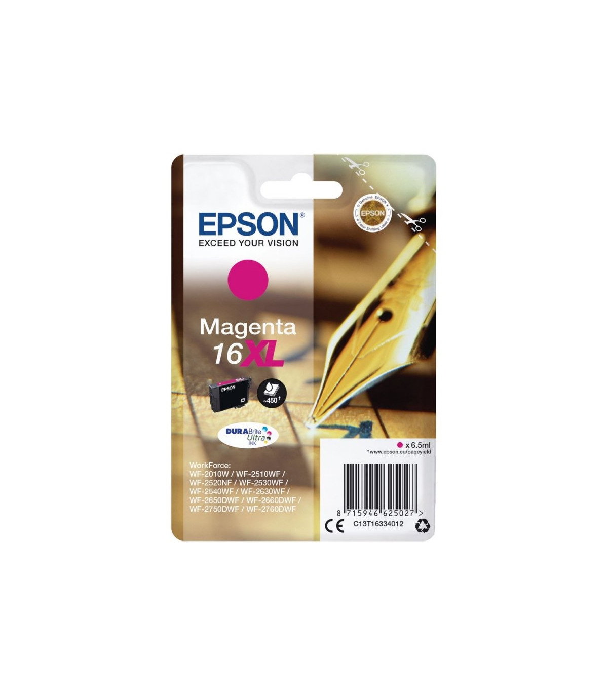 Epson Cartucho T1633XL Magenta